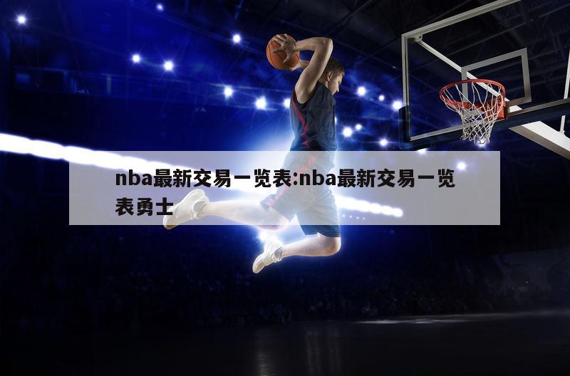 nba最新交易一览表:nba最新交易一览表勇士