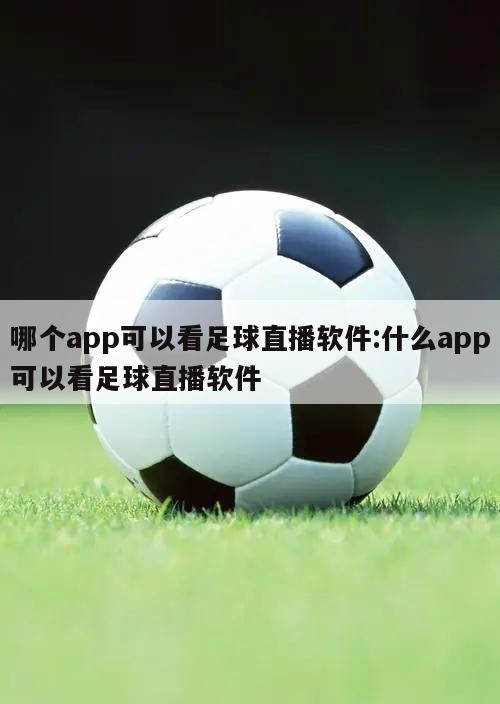 哪个app可以看足球直播软件:什么app可以看足球直播软件